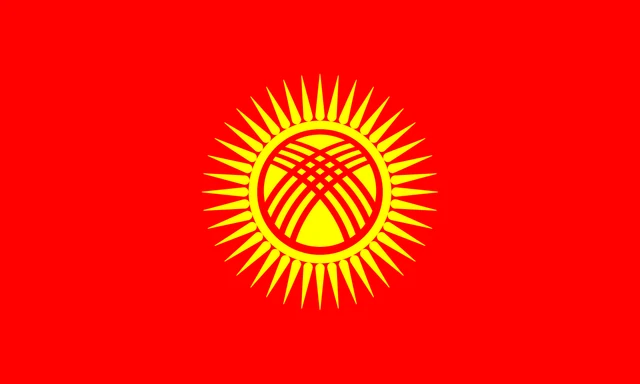 Flag of Kyrgyzstan