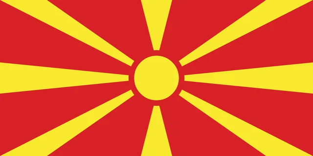 Flag of North Macedonia