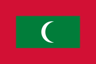 Flag of the Maldives