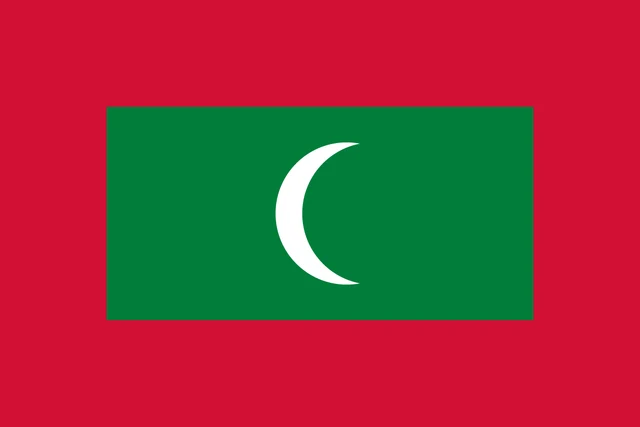 Flag of the Maldives