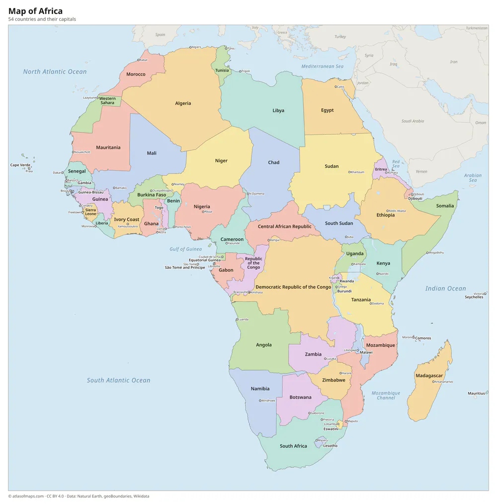 Map of Africa