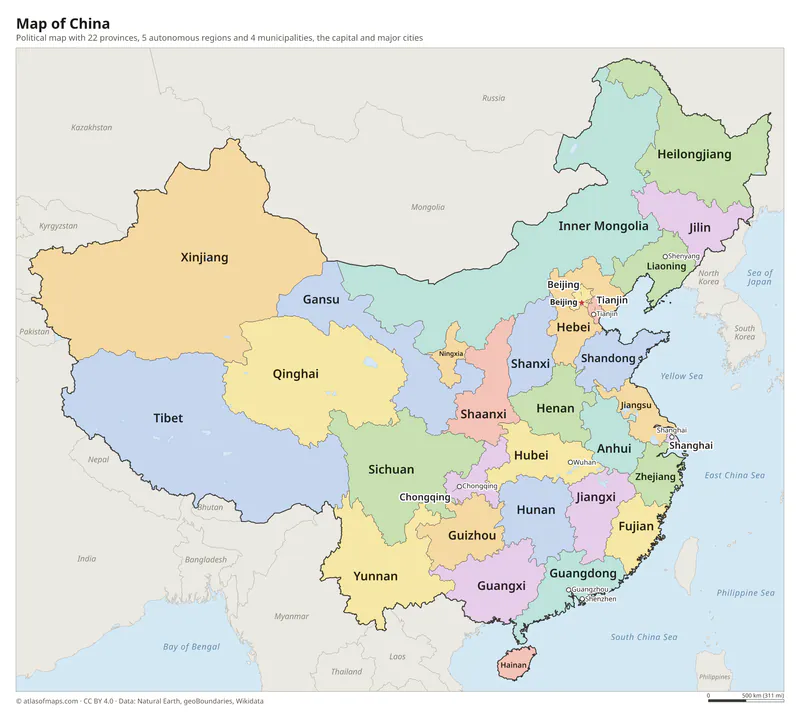 Map of China