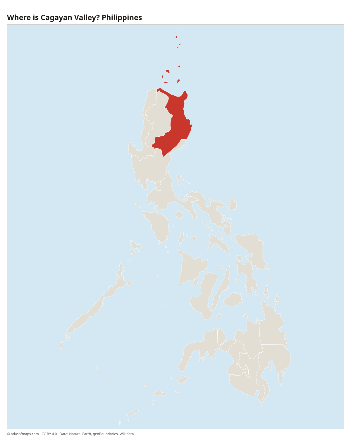 Location of Cagayan Valley in the Philippines