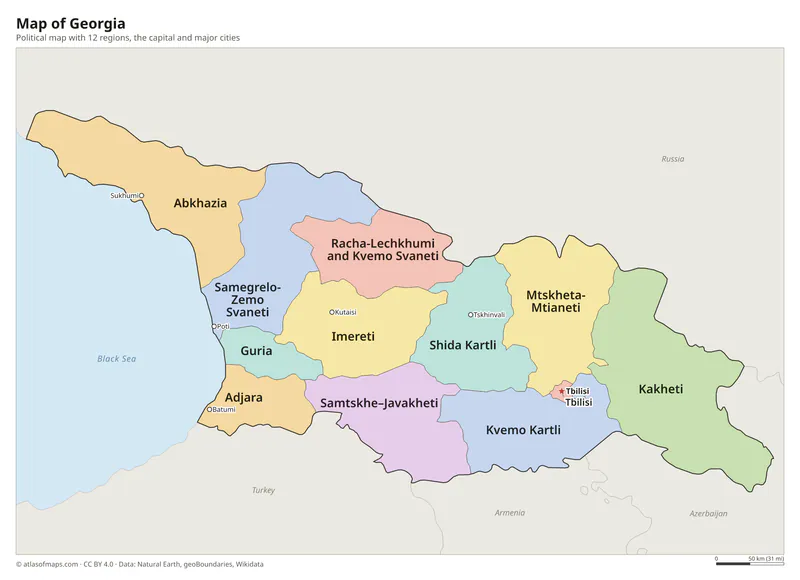Map of Georgia