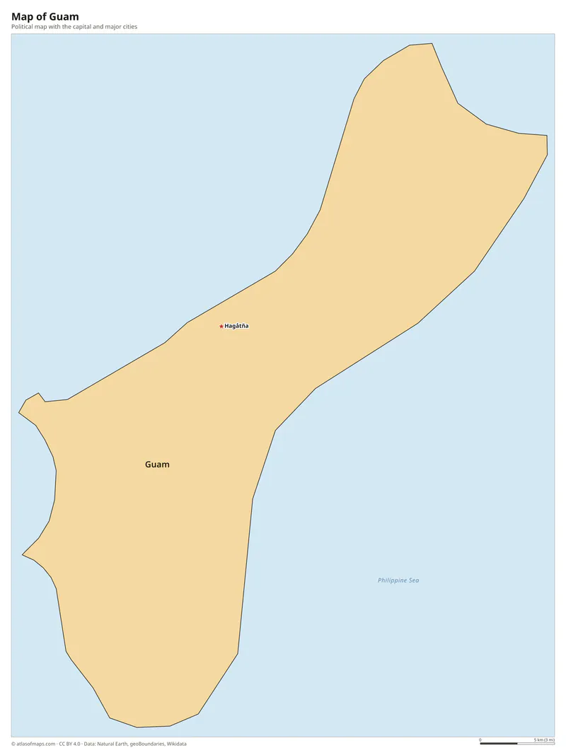 Map of Guam