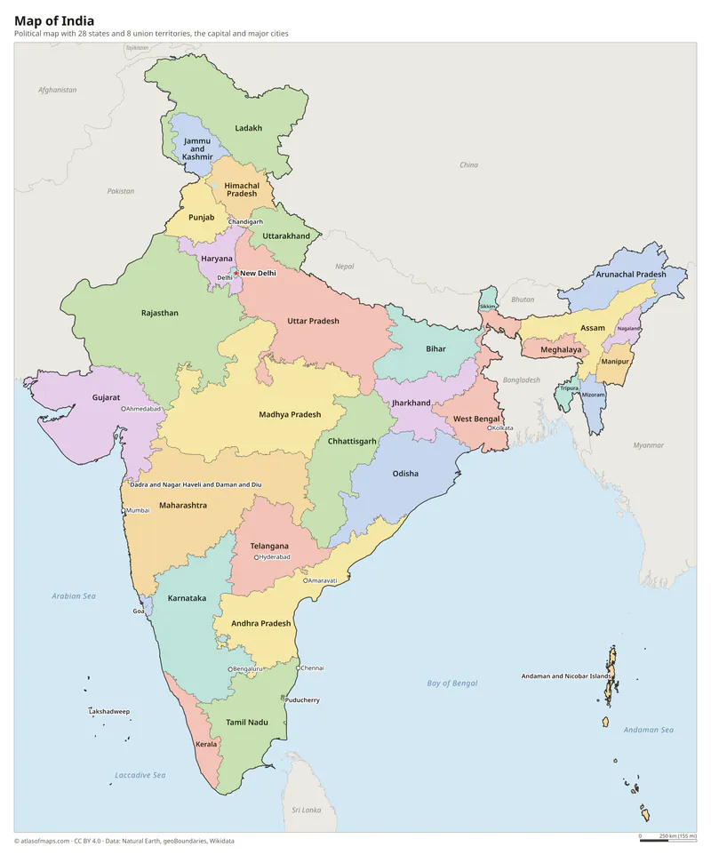 Map of India
