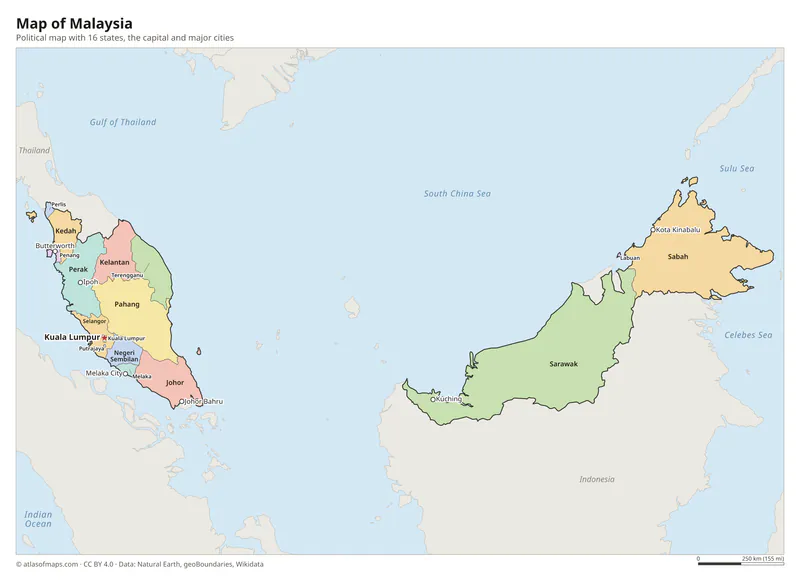 Map of Malaysia