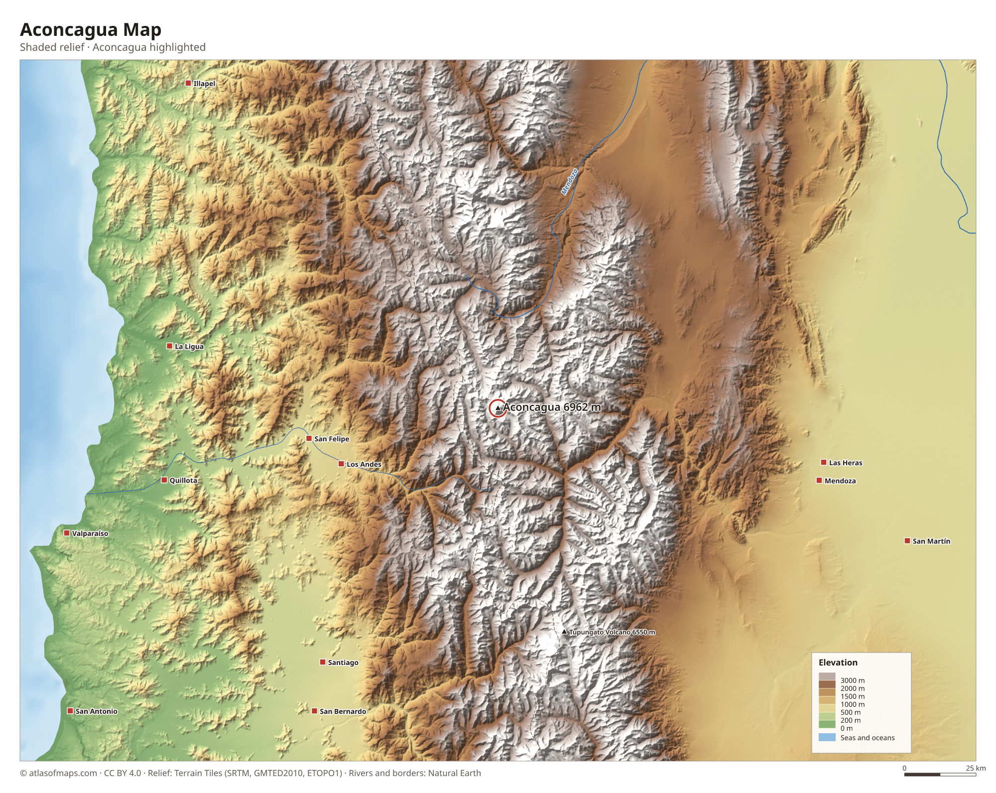 Aconcagua Map