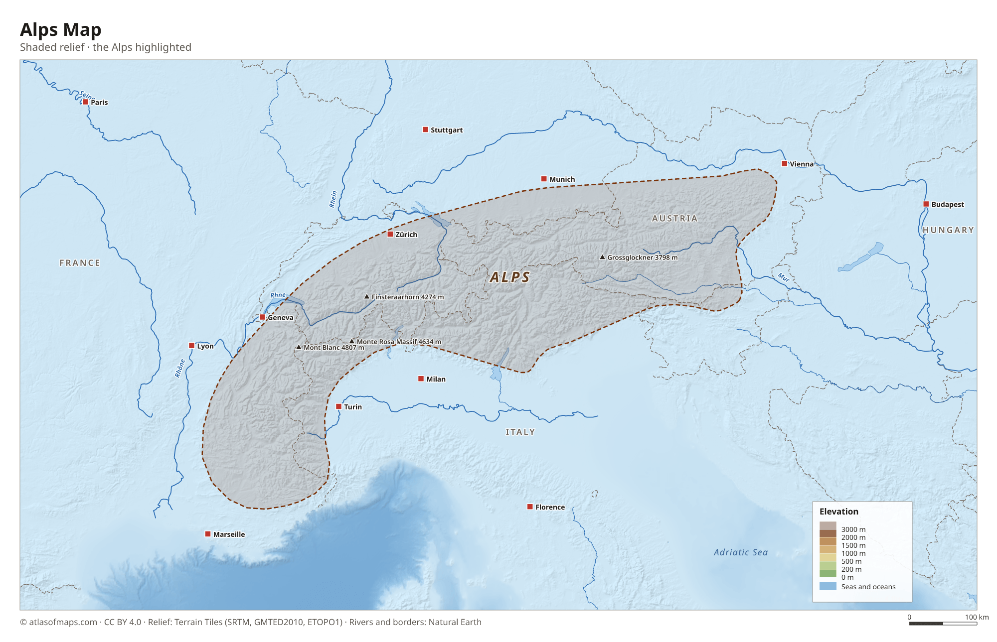 Alps Map
