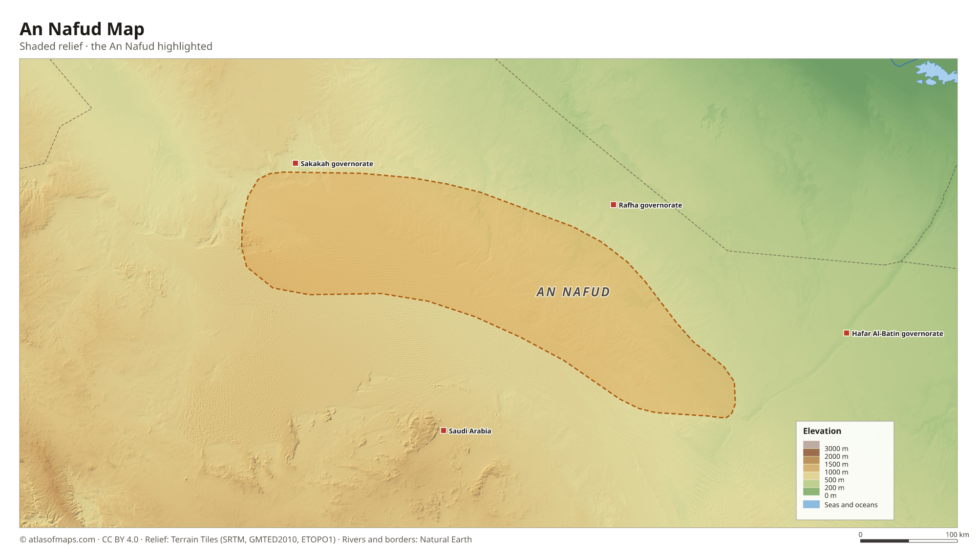 An Nafud Map
