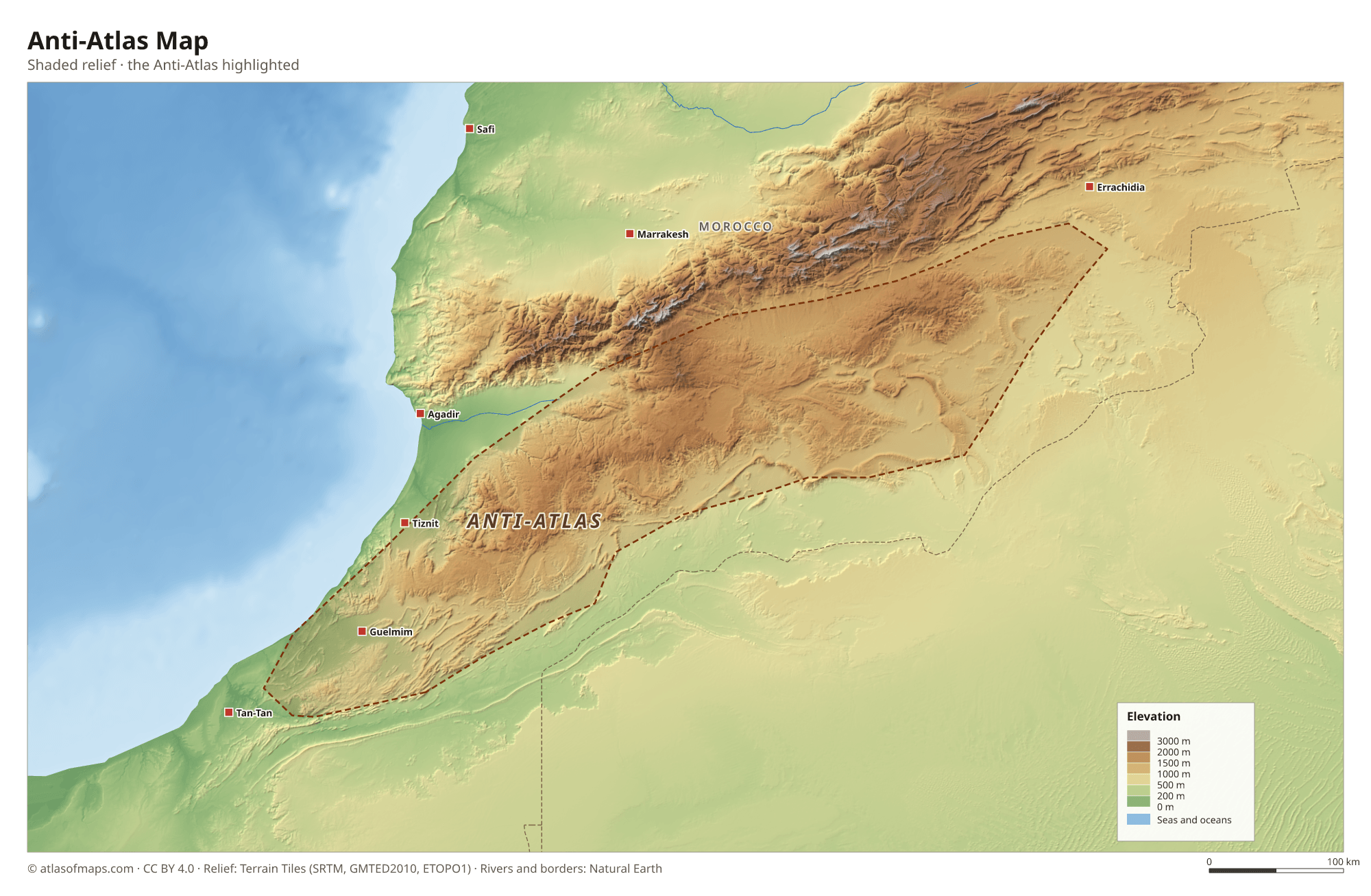 Anti-Atlas Map