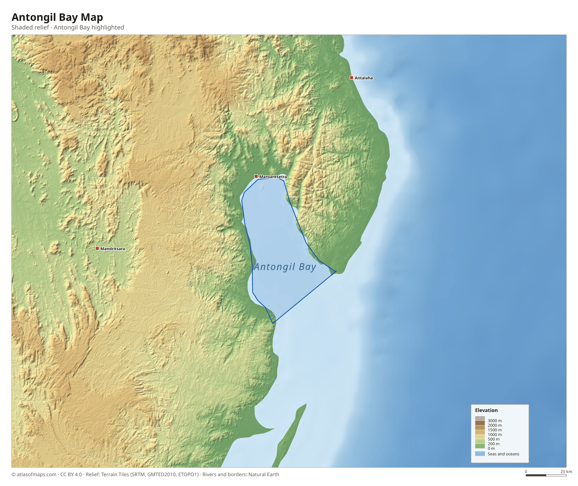 Antongil Bay Map