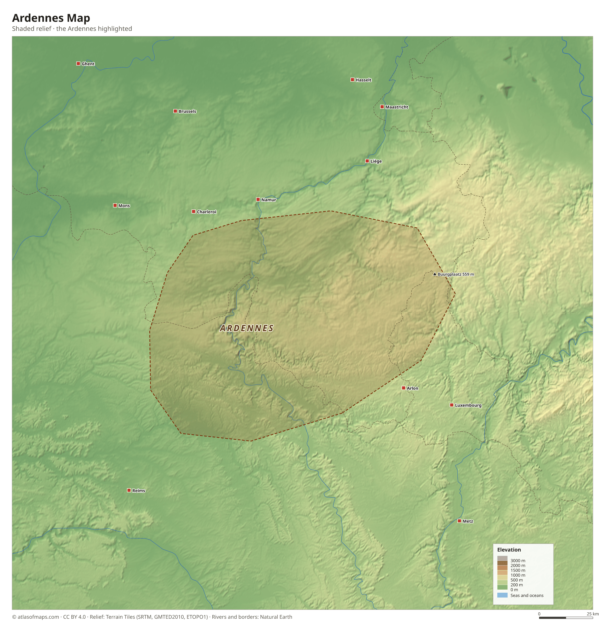 Ardennes Map