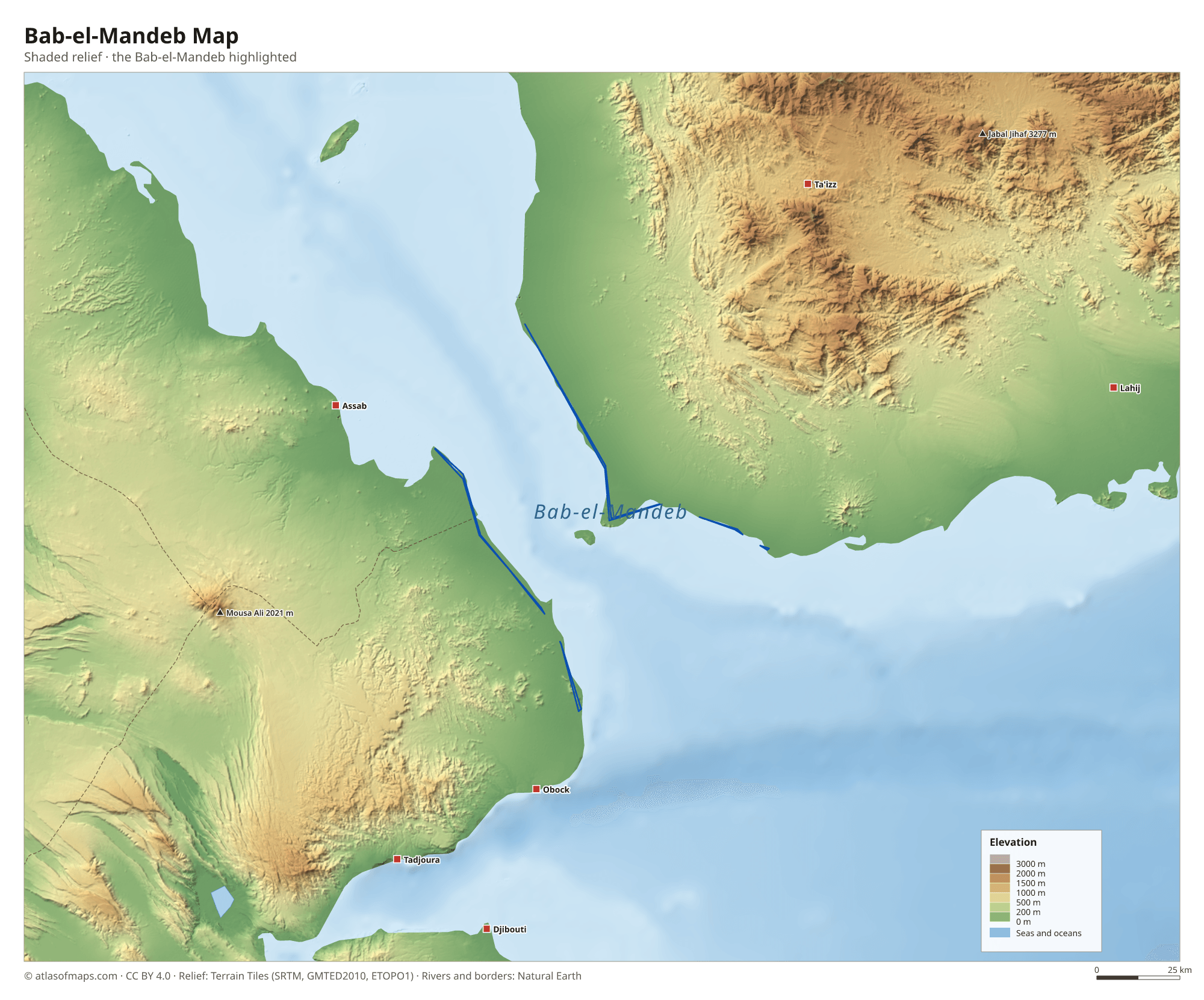 Bab-el-Mandeb Map