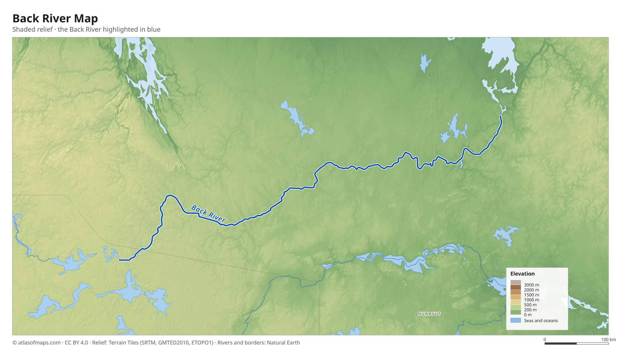 Back River Map