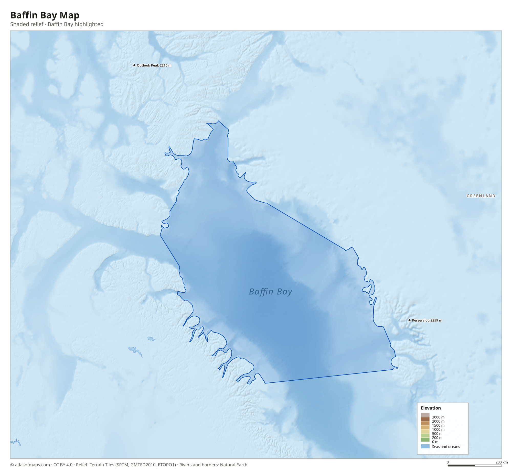 Baffin Bay Map