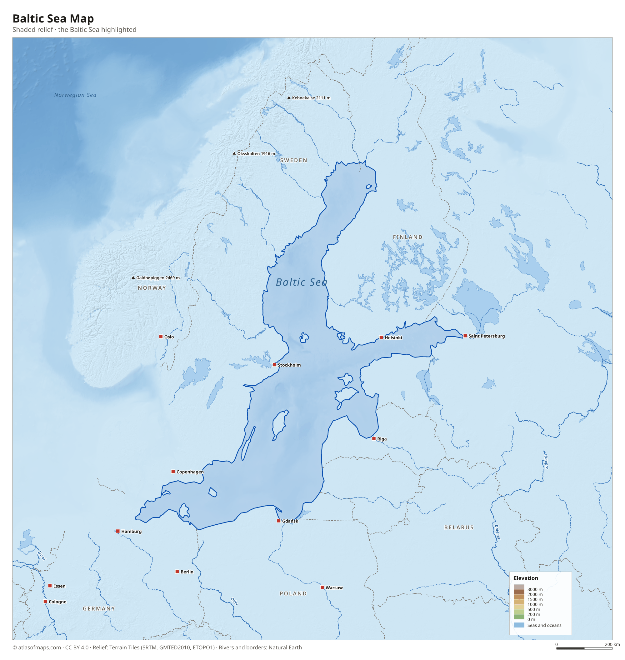 Baltic Sea Map