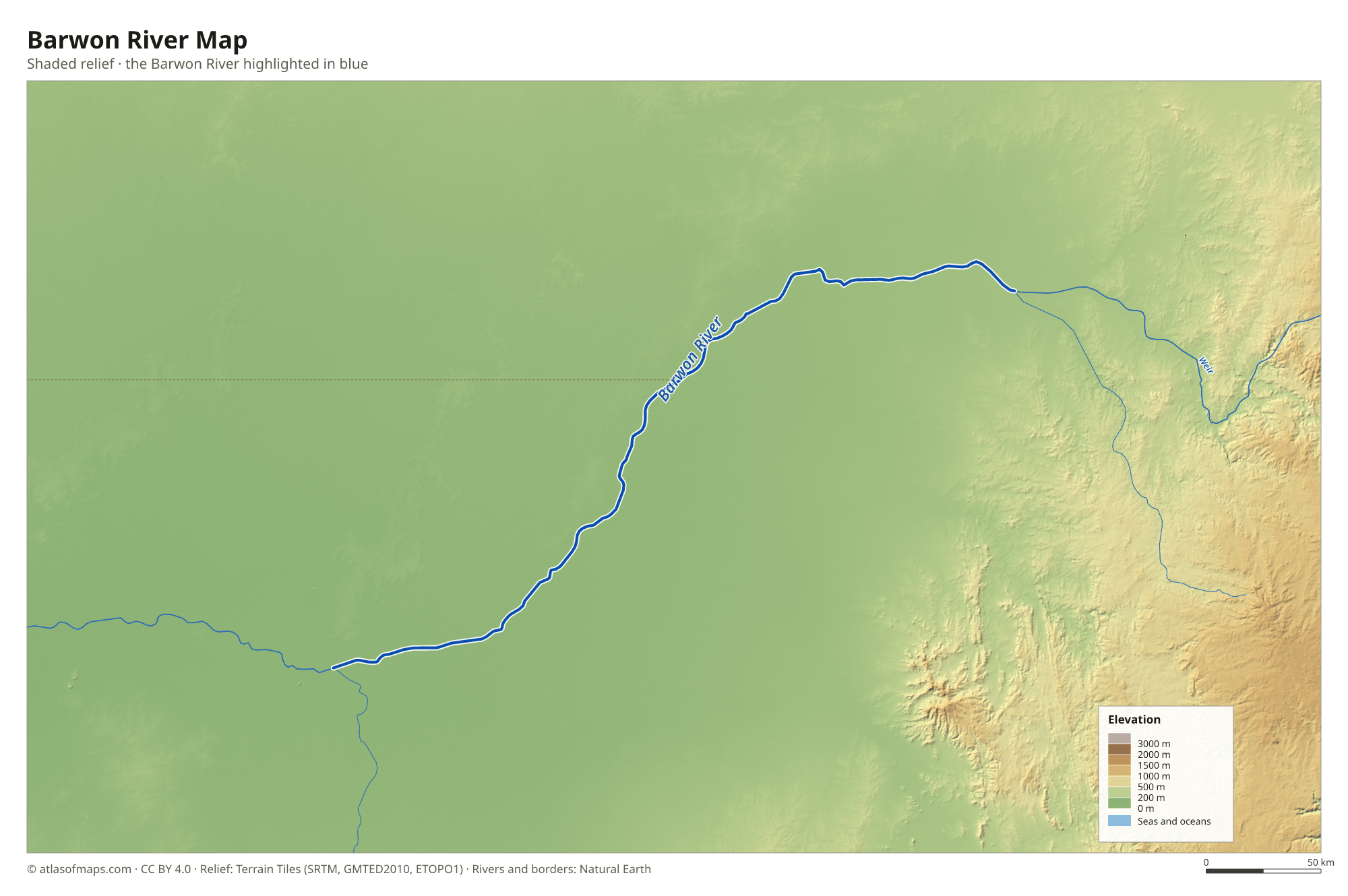 Barwon River Map