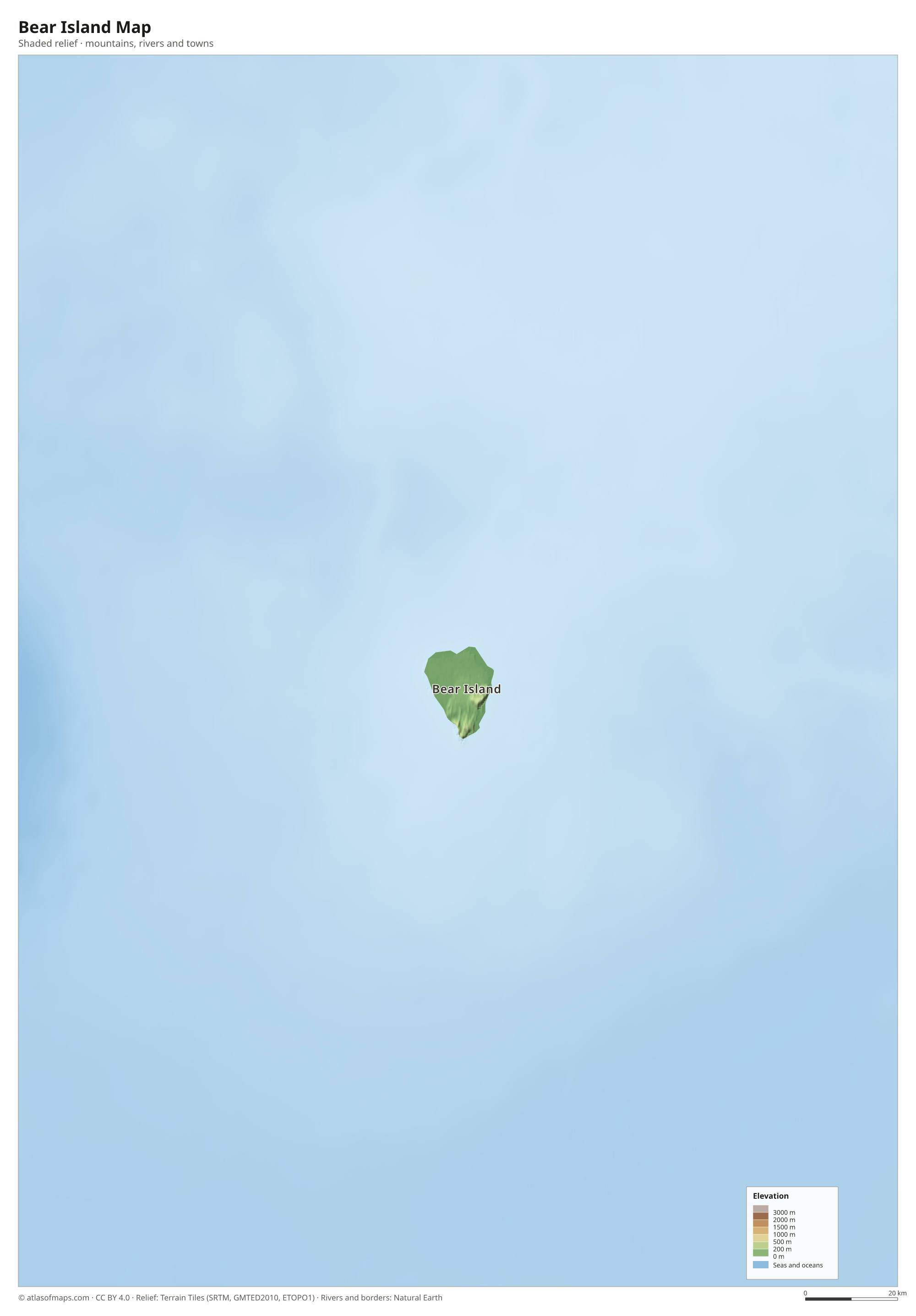 Bear Island Map
