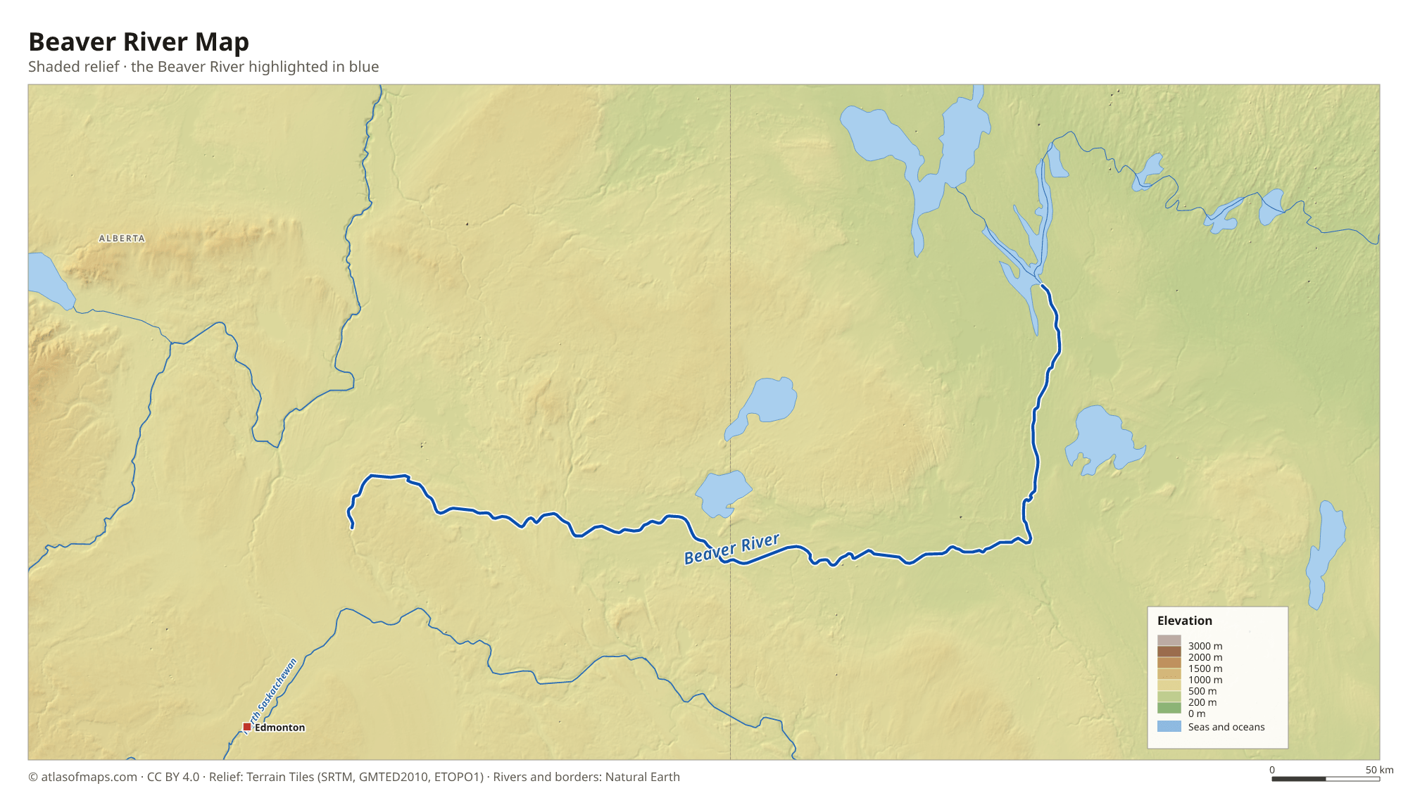 Beaver River Map