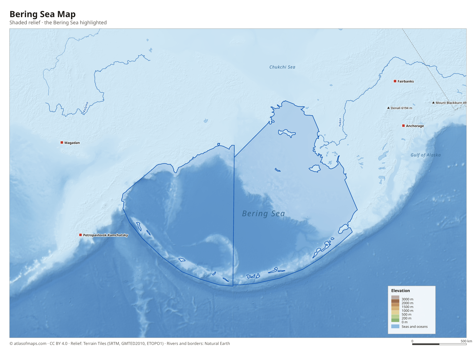 Bering Sea Map