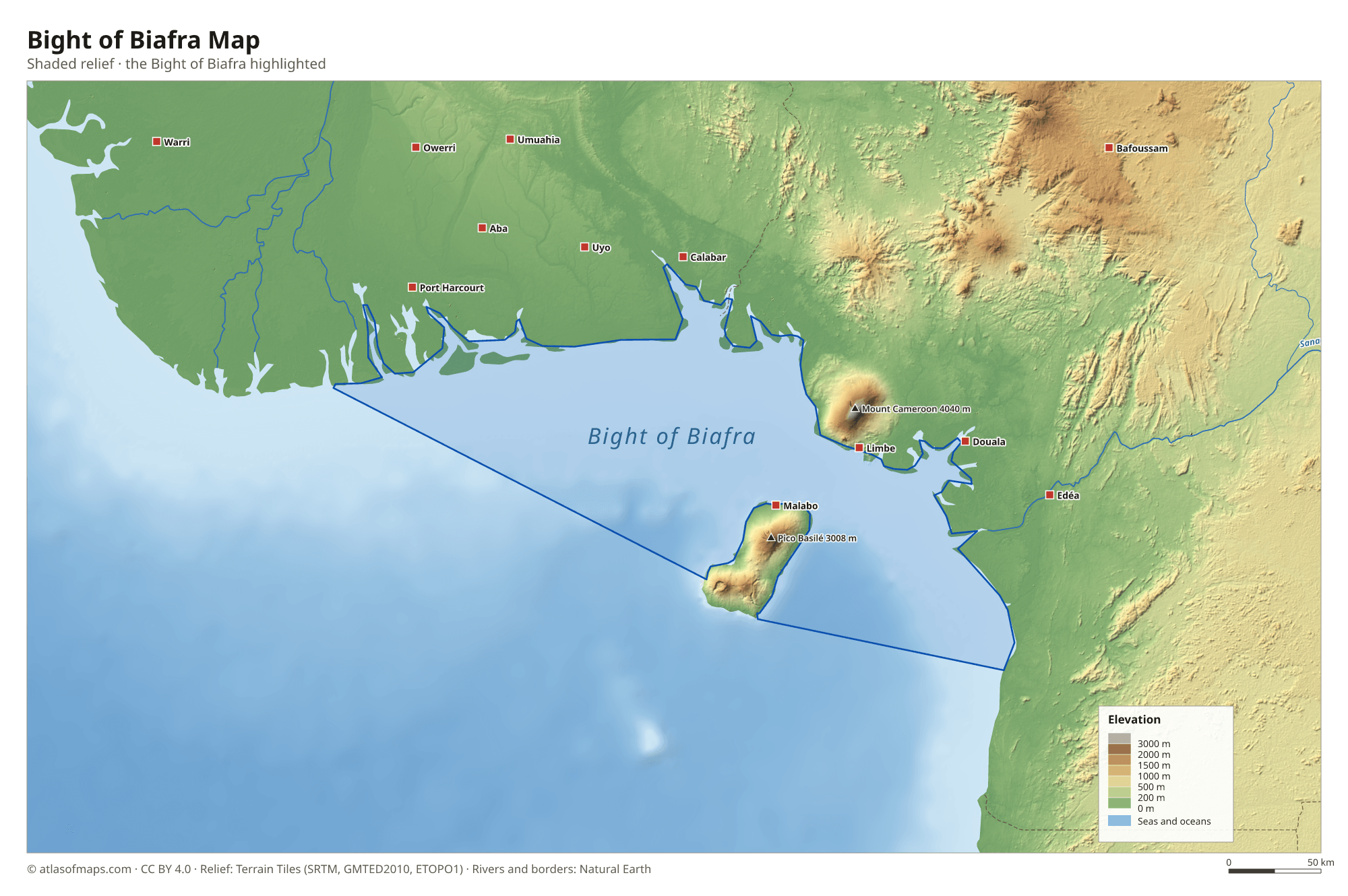 Bight of Biafra Map
