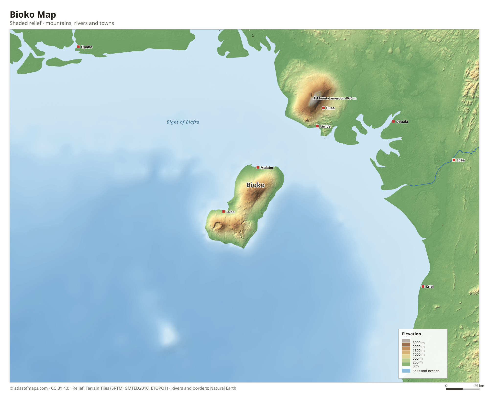 Bioko Map