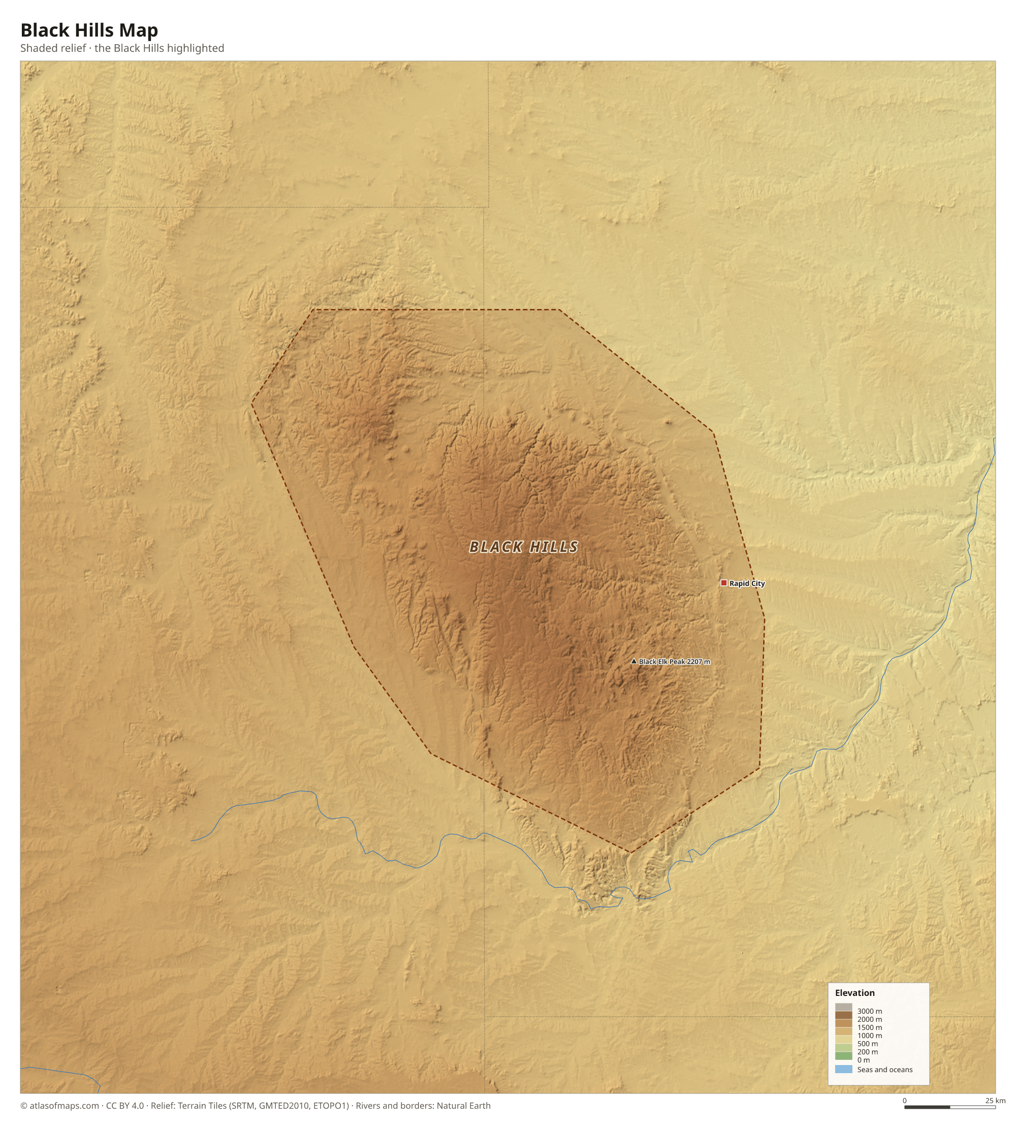 Black Hills Map