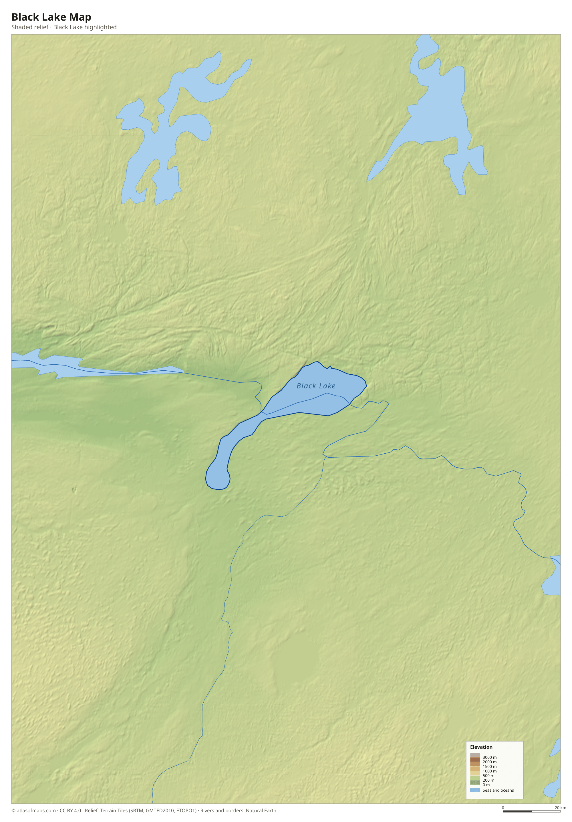 Black Lake Map