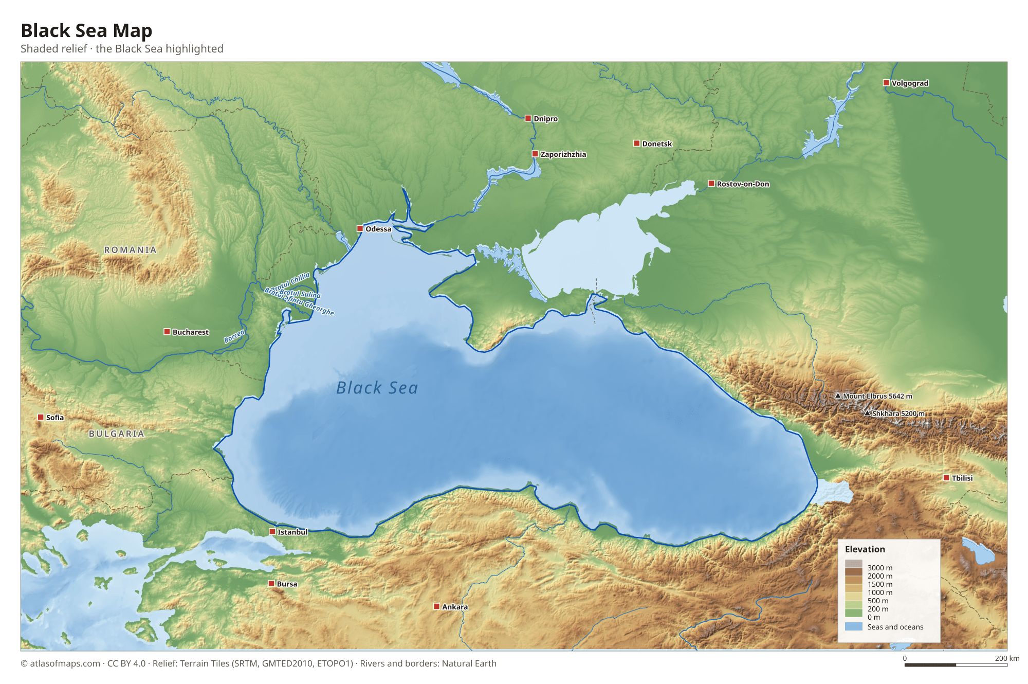 Black Sea Map