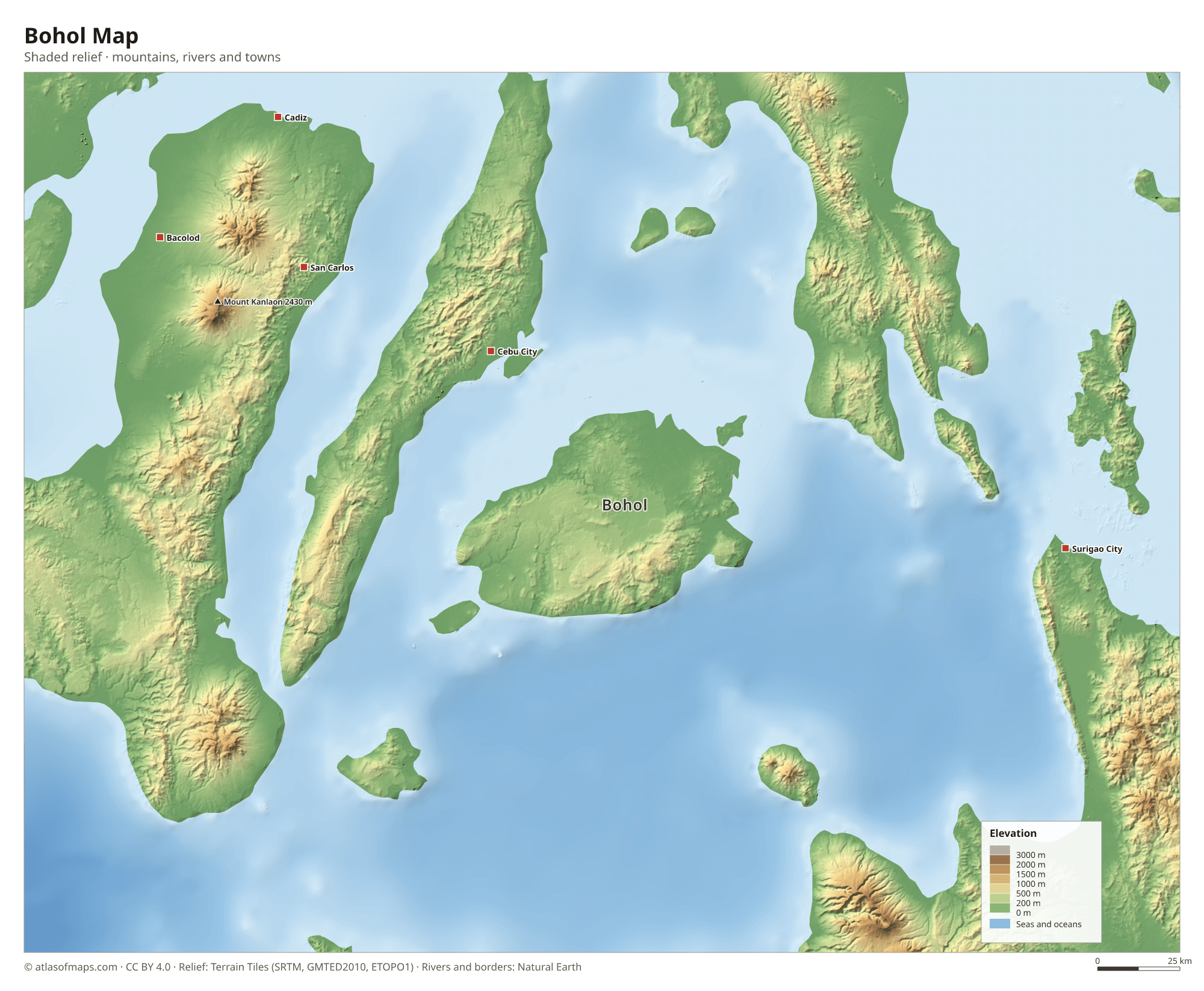 Bohol Map