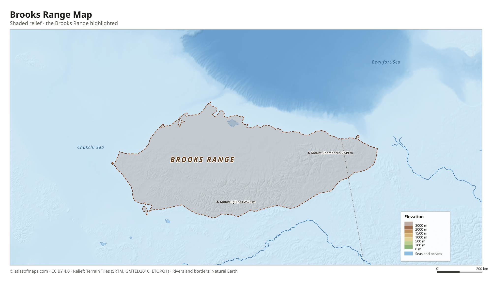 Brooks Range Map