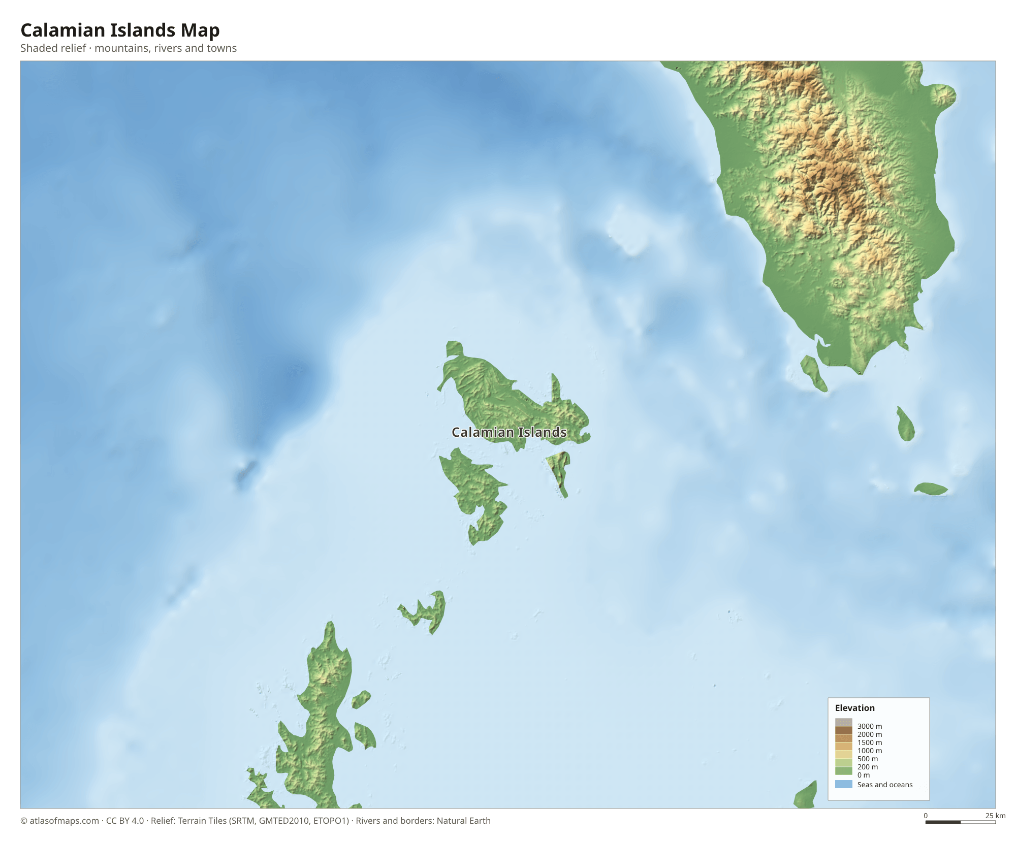 Calamian Islands Map