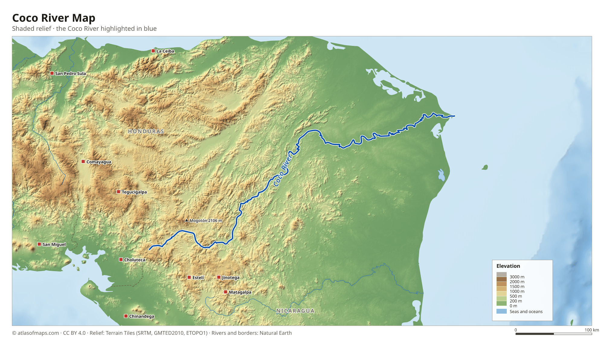 Coco River Map