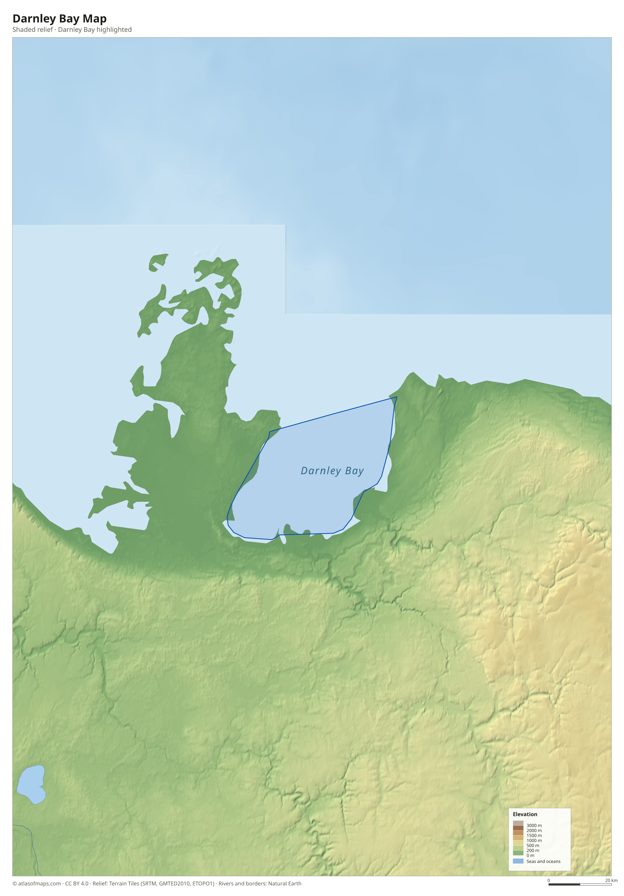 Darnley Bay Map