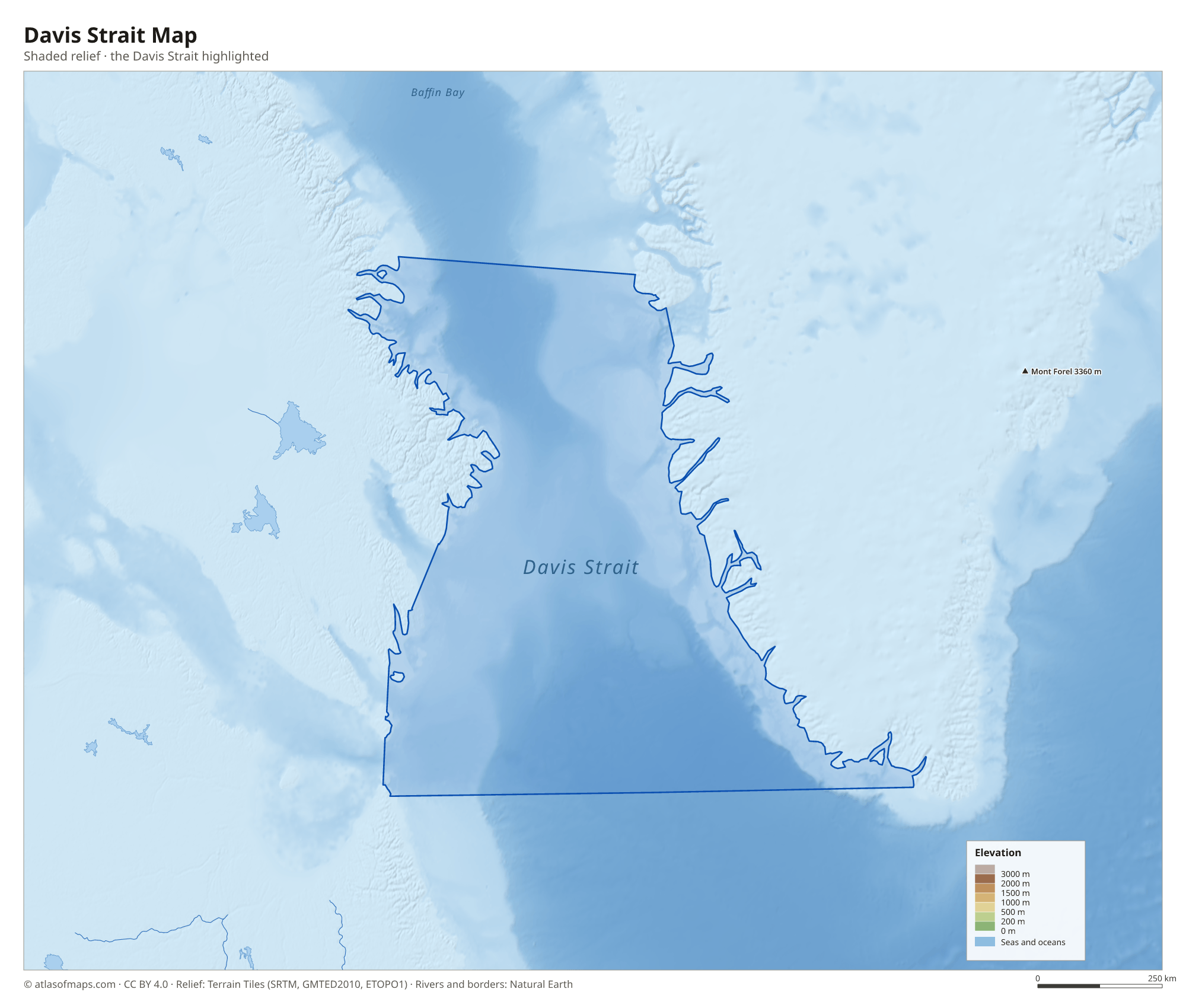 Davis Strait Map