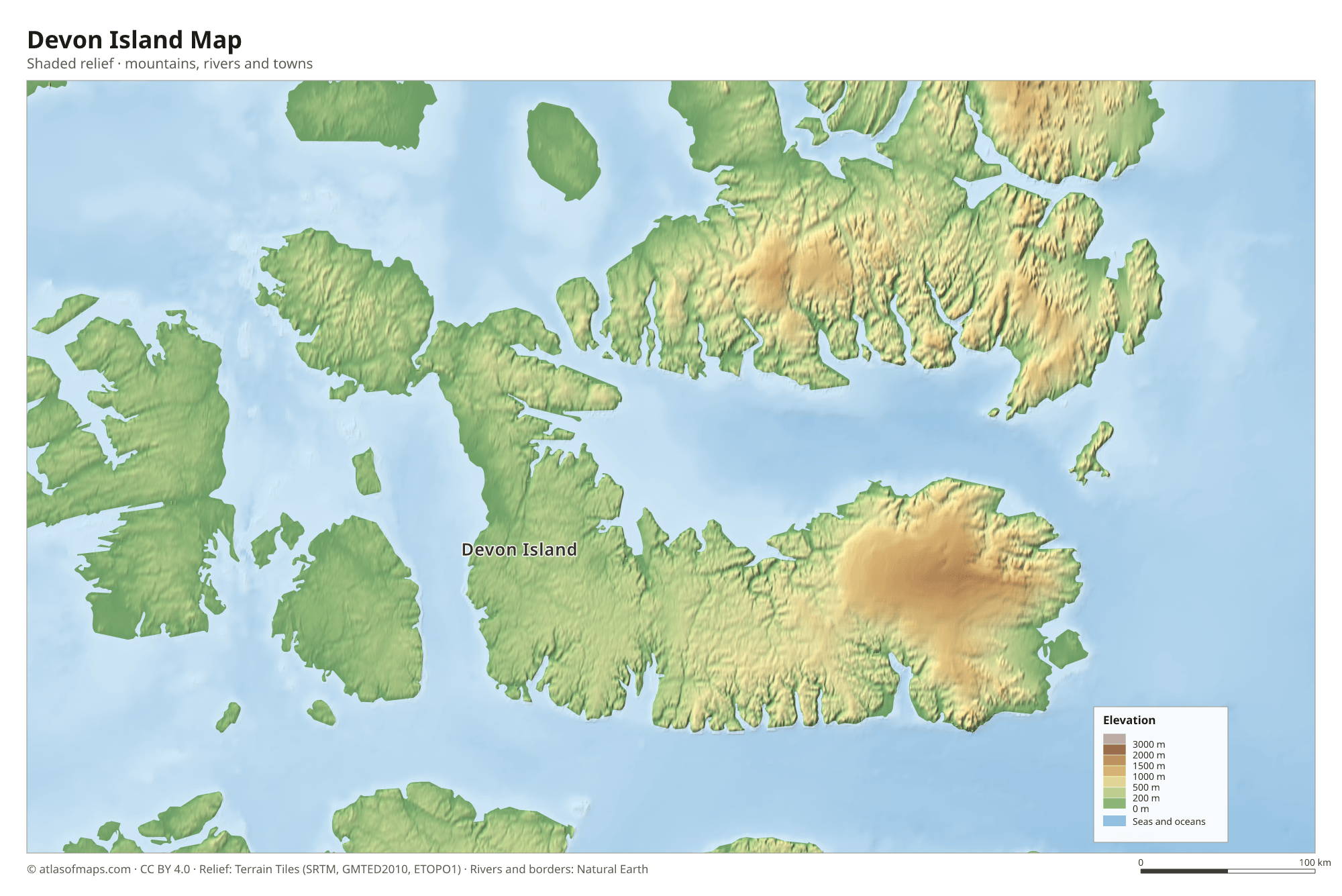 Devon Island Map