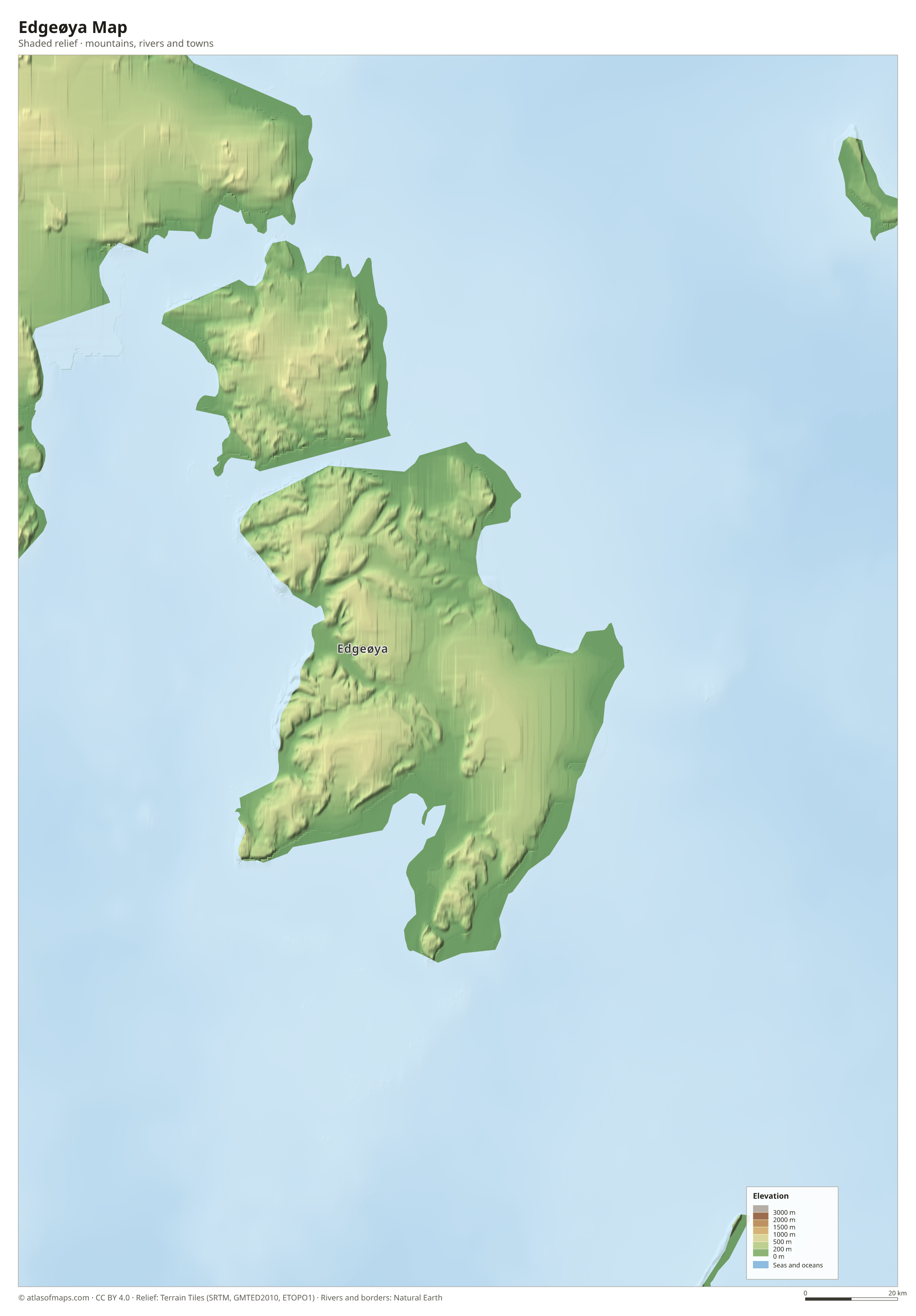 Edgeøya Map