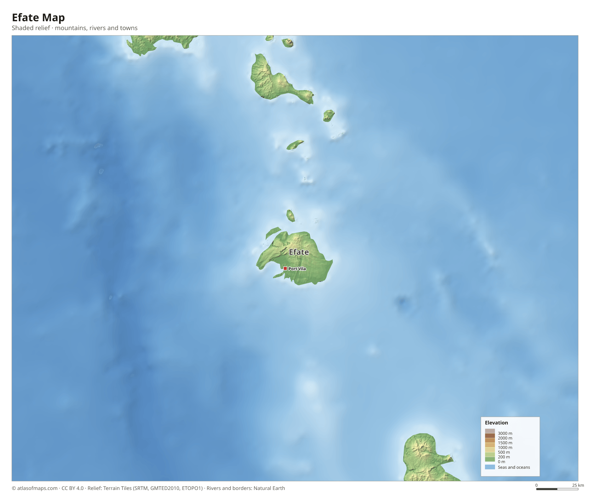 Efate Map
