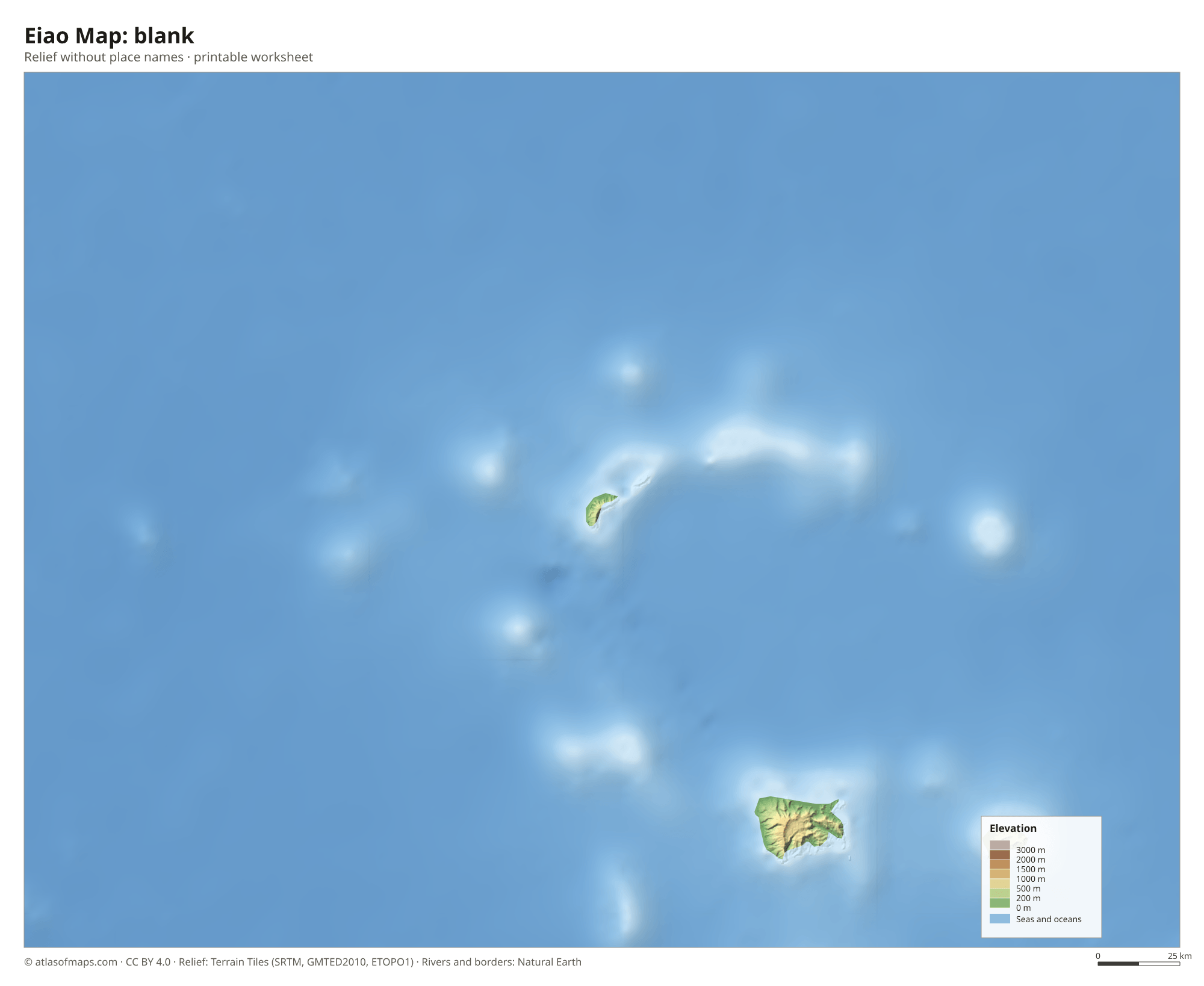 Eiao Map without names