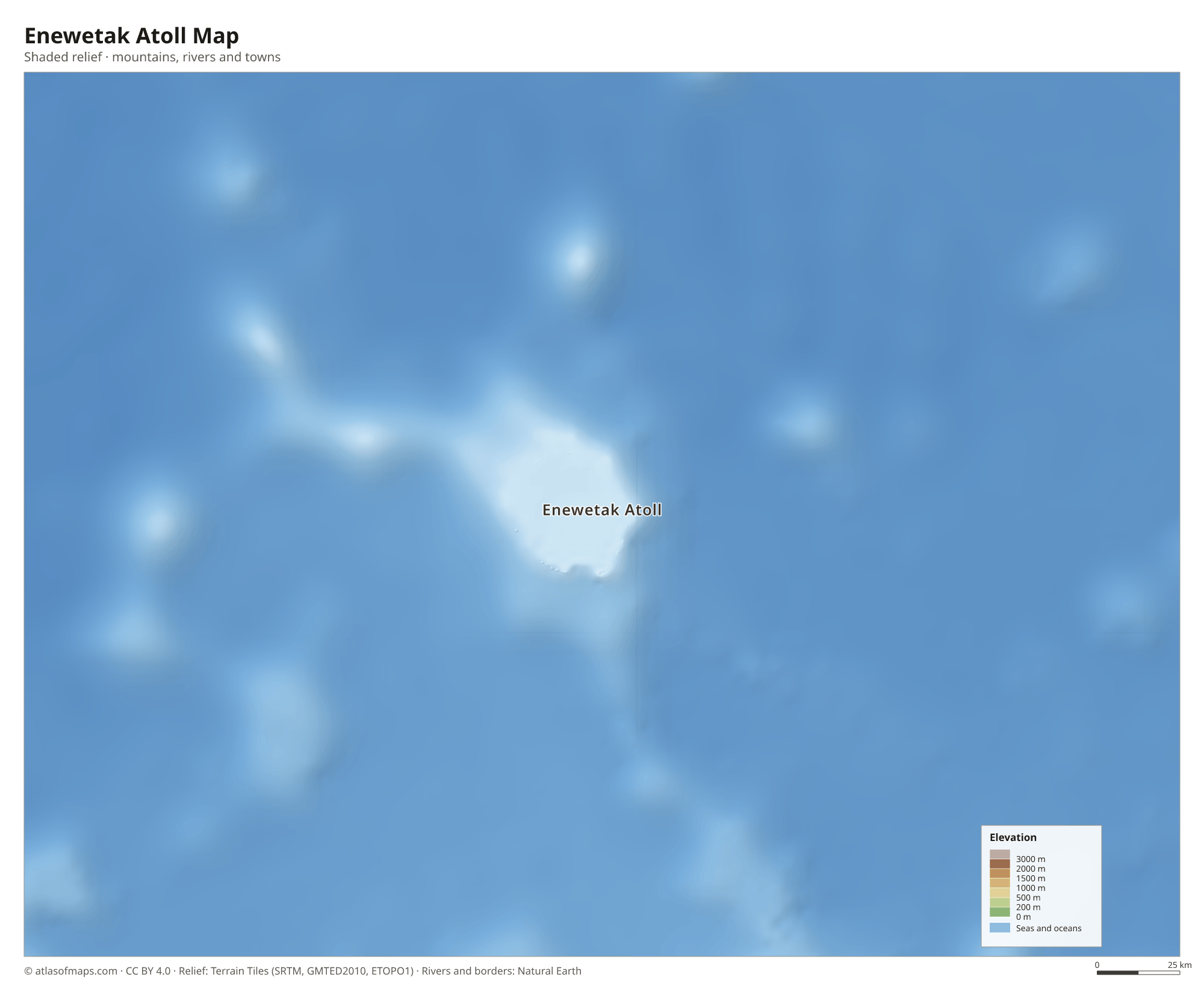 Enewetak Atoll Map