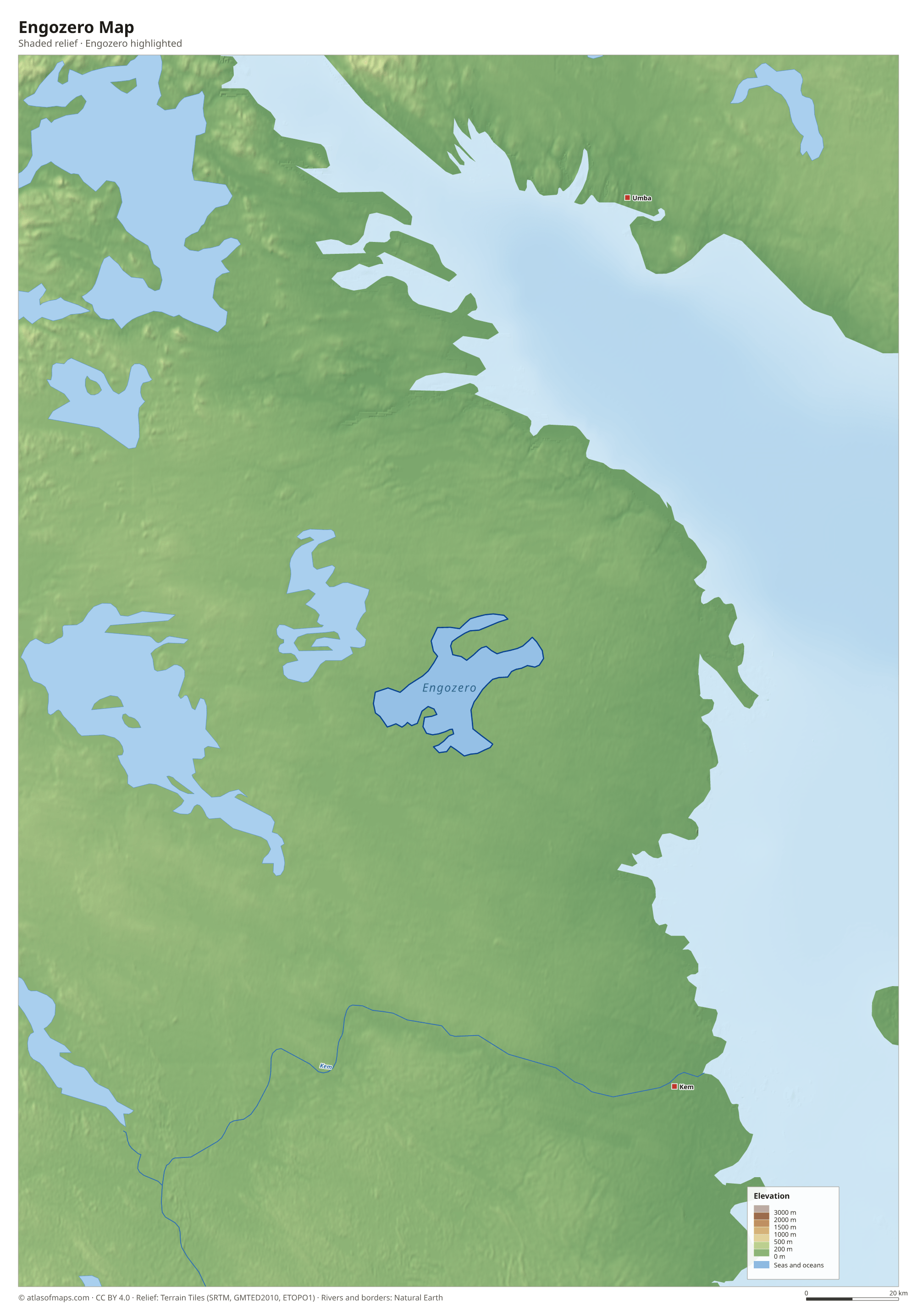 Engozero Map