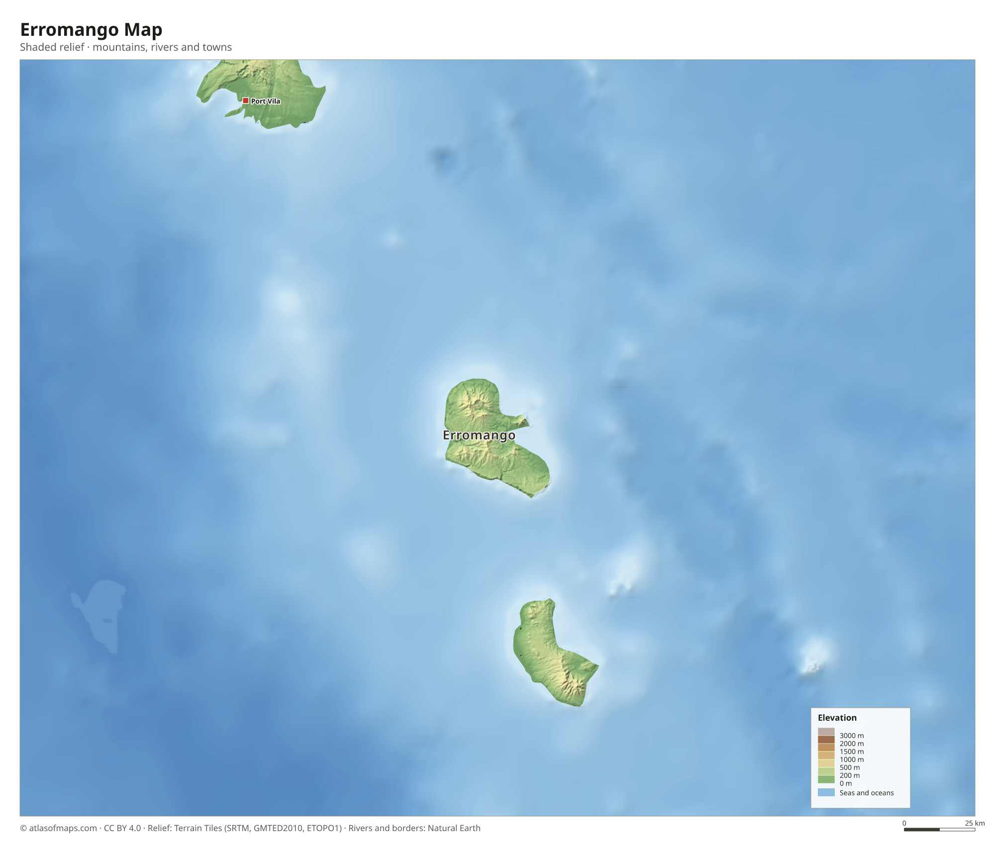 Erromango Map