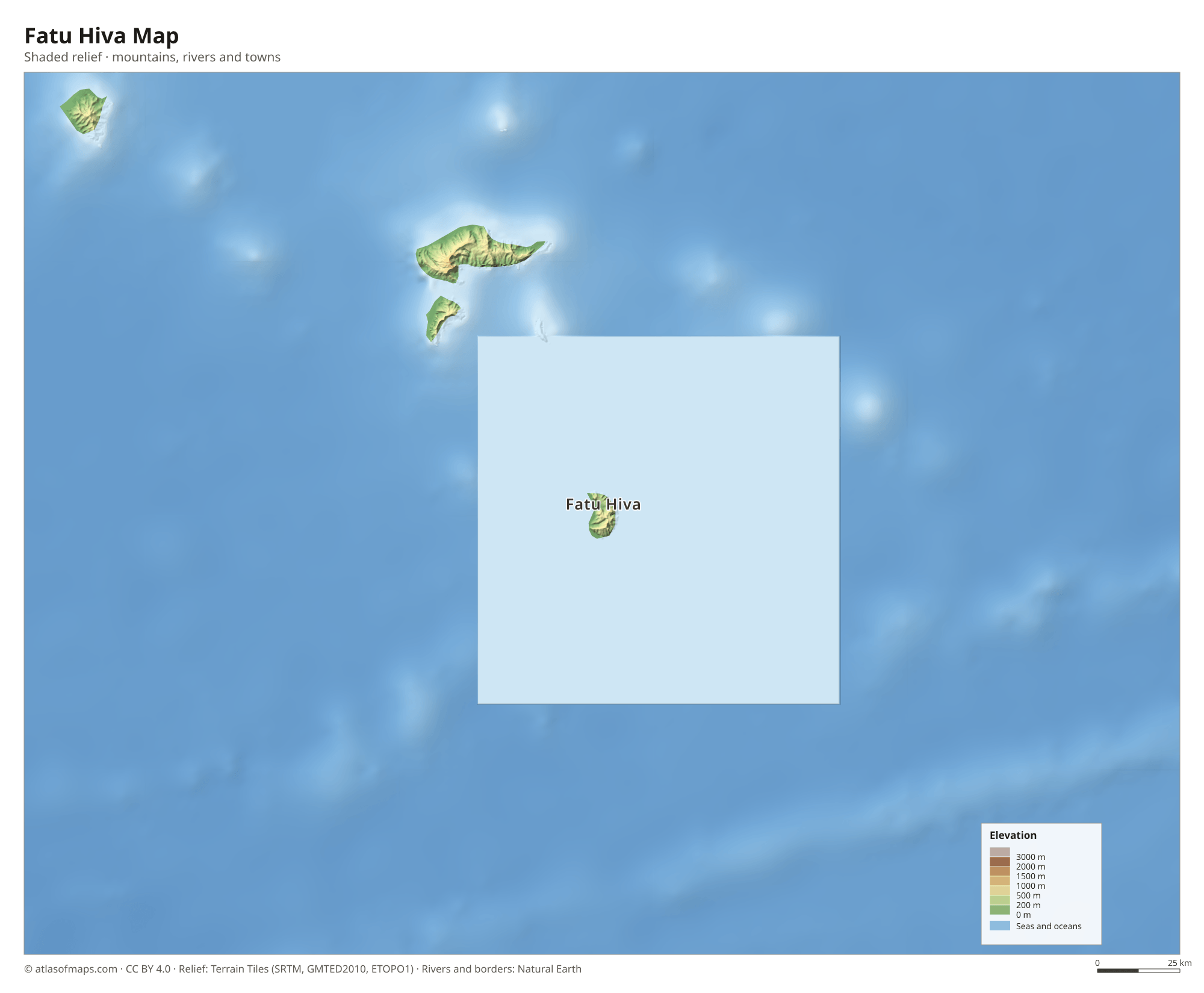 Fatu Hiva Map