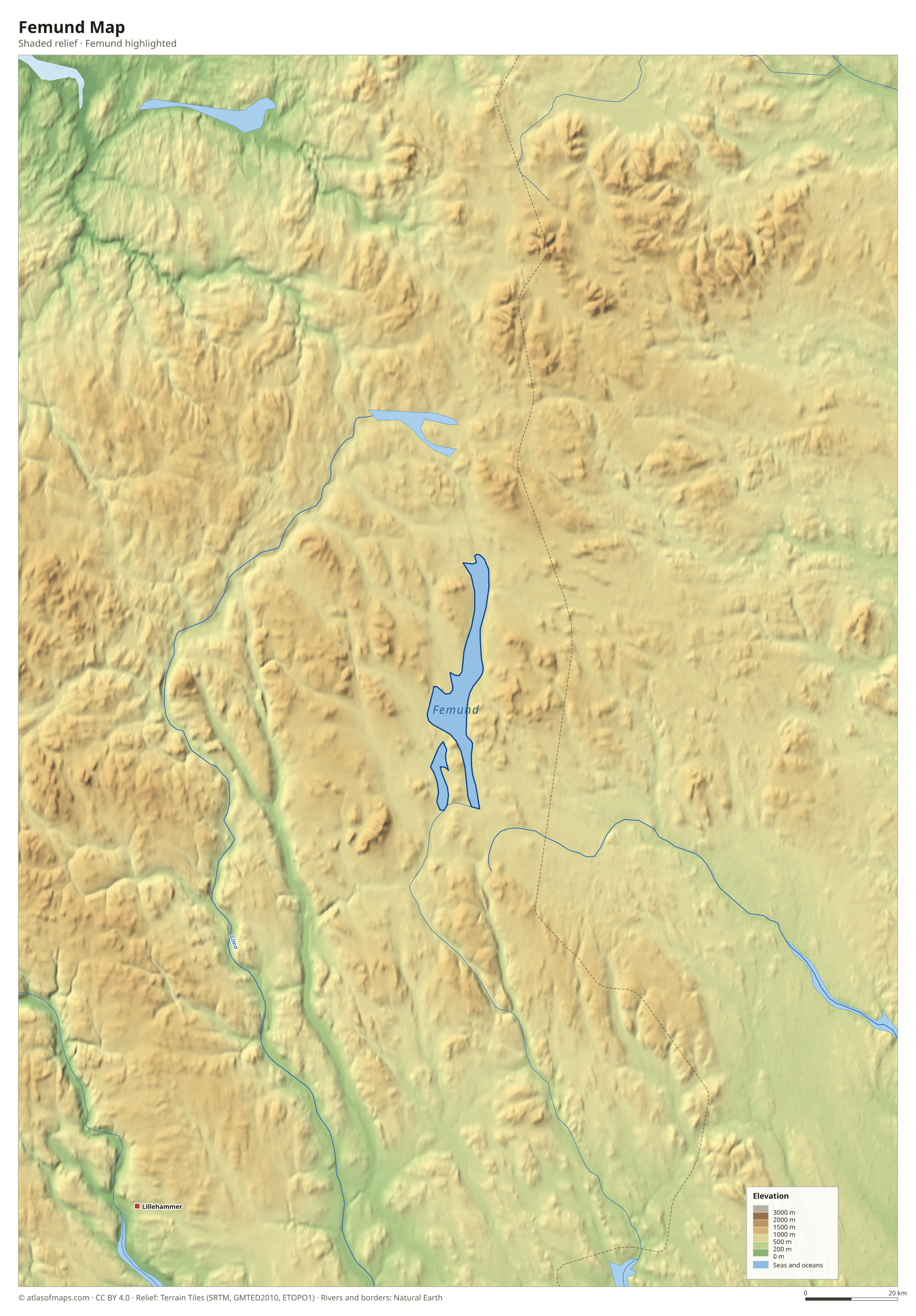 Femund Map