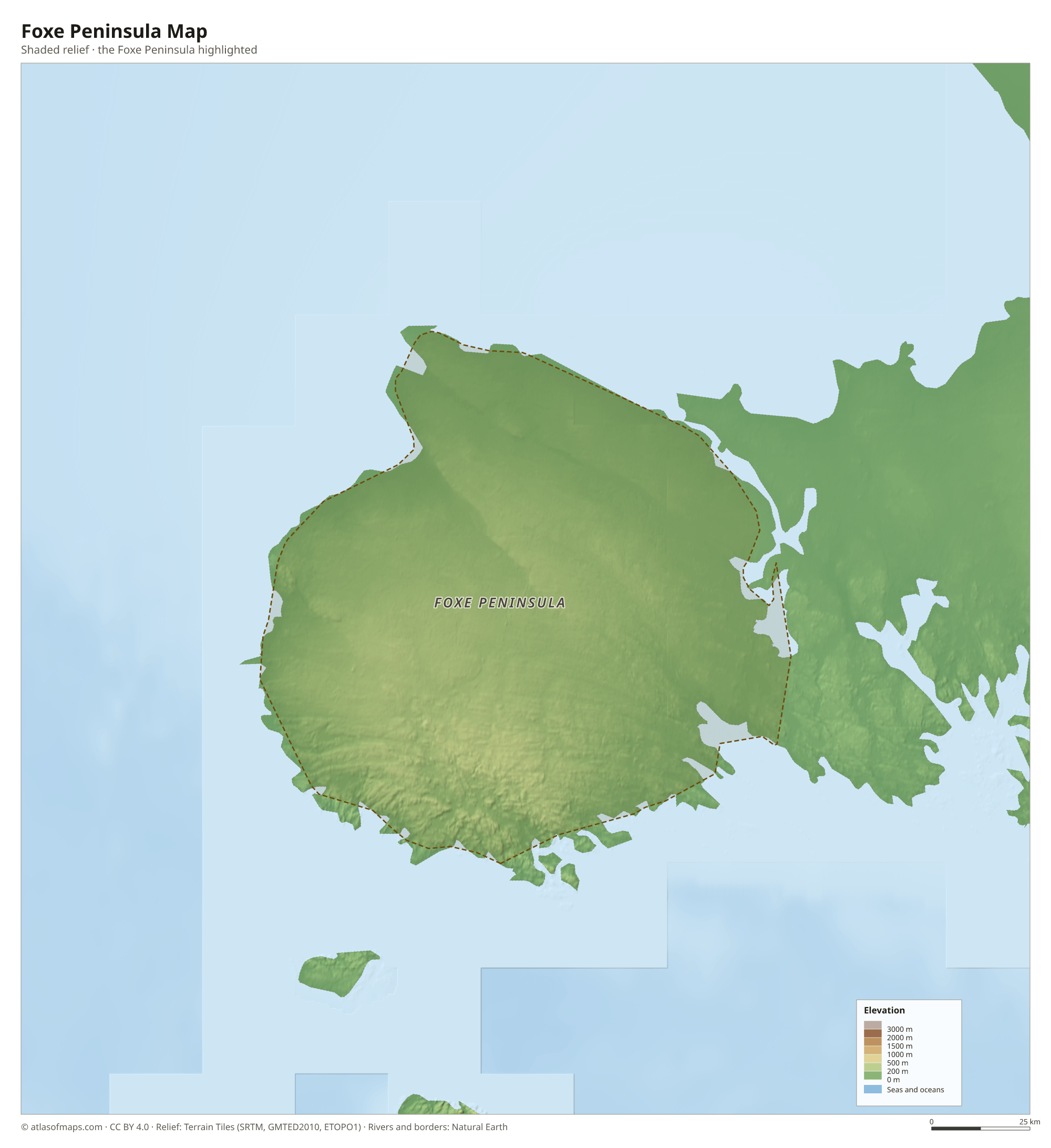 Foxe Peninsula Map