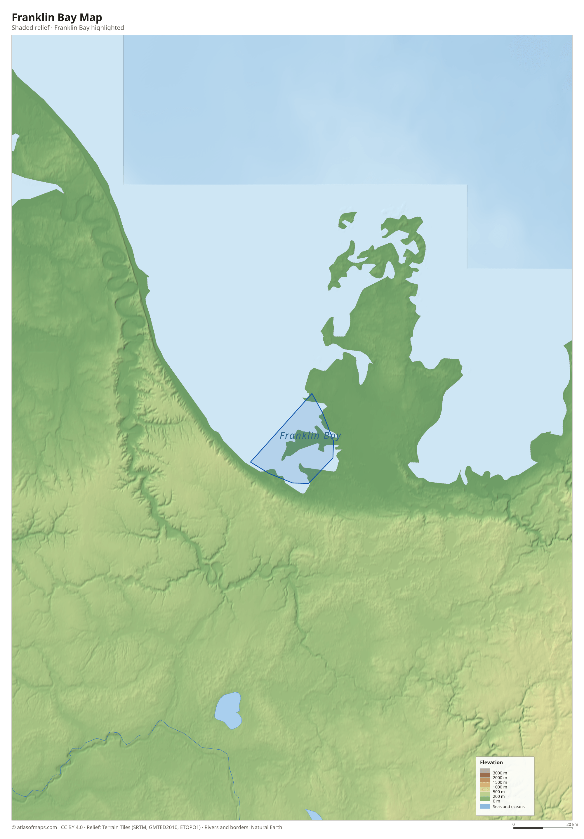 Franklin Bay Map