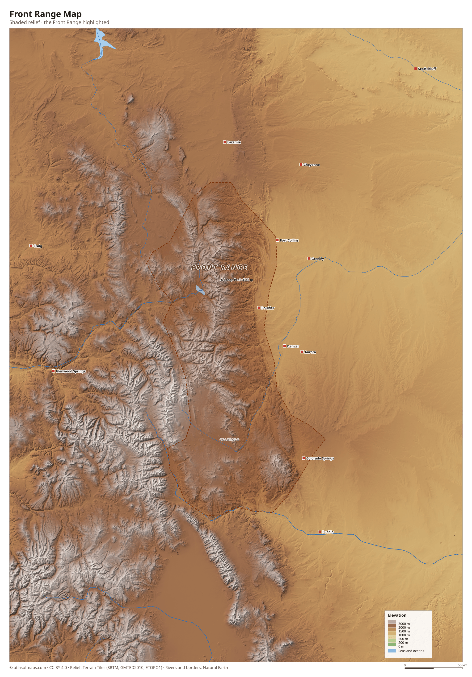 Front Range Map