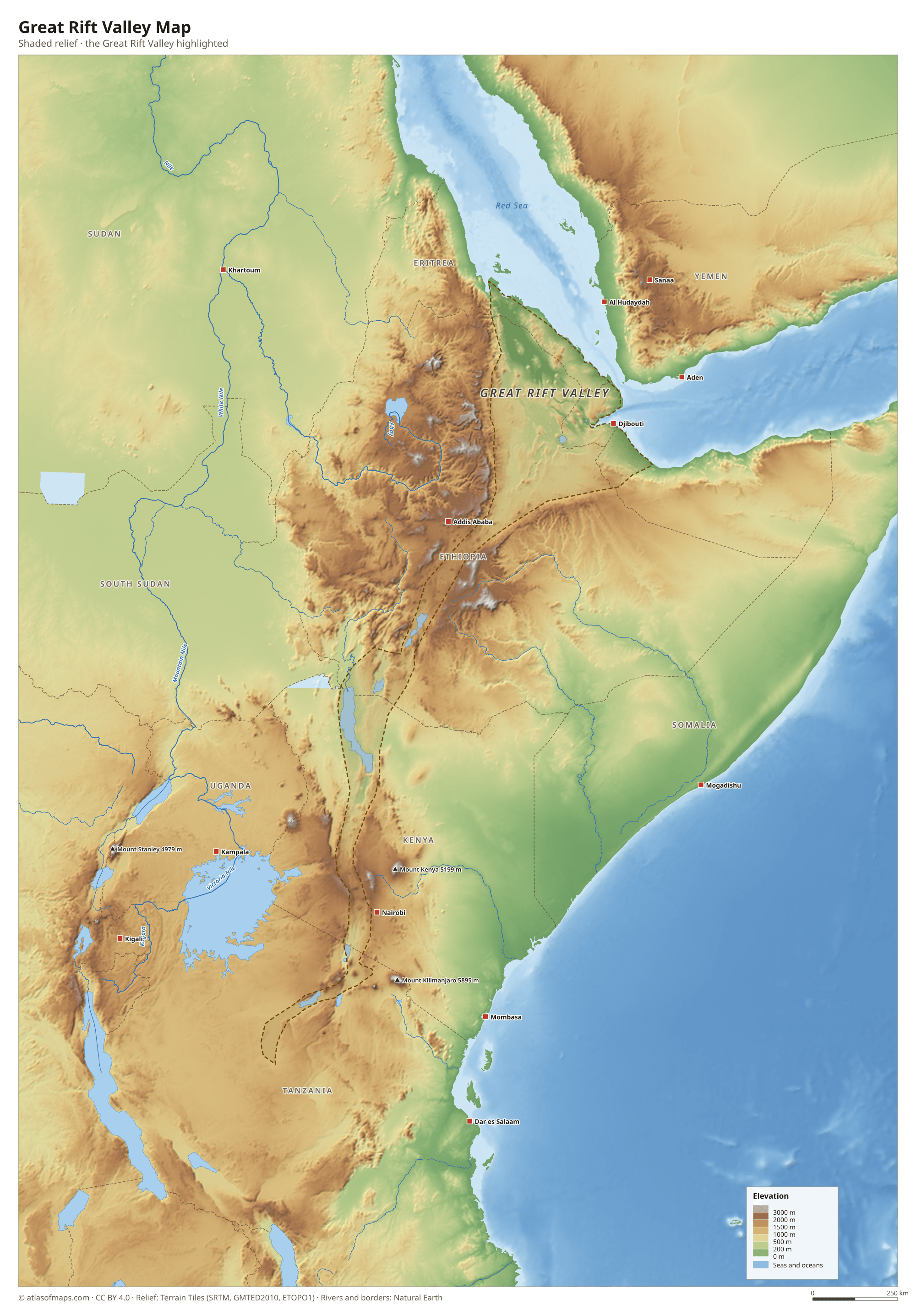 Great Rift Valley Map
