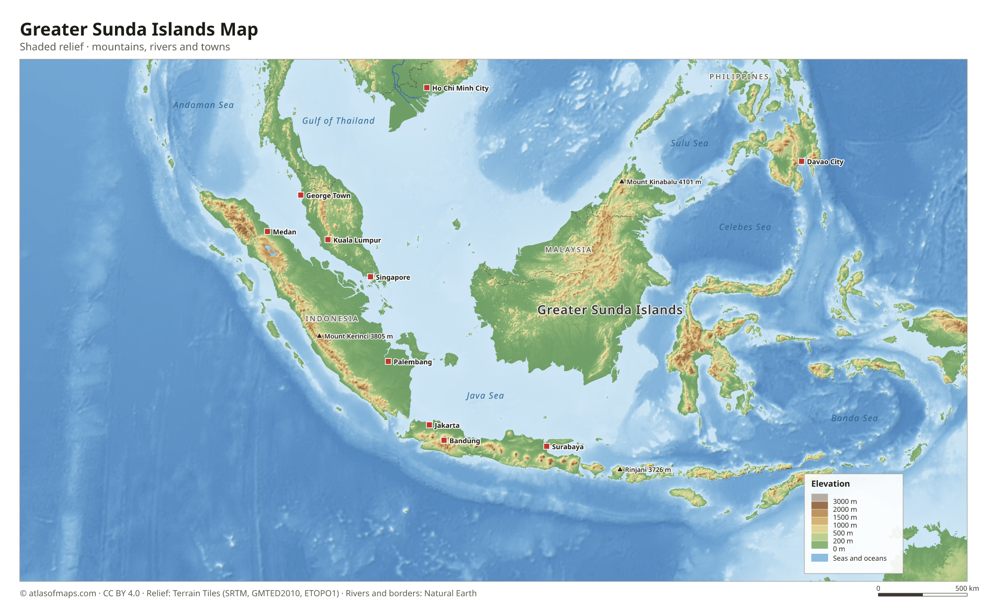 Greater Sunda Islands Map